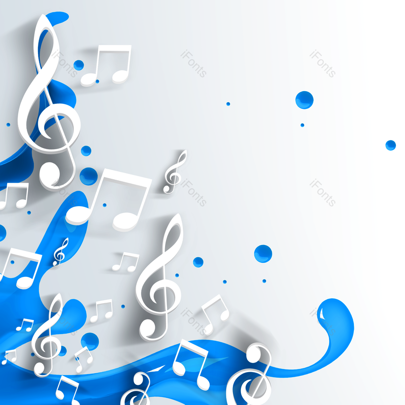 音乐符号图片,音乐元素,渐变色PNG,音乐图标免抠素材